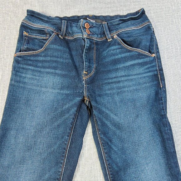 Hudson Jeans Womens Size 27 Dark Wash Collin Flap Pocket Cropped WM422LDLV - Picture 2 of 13
